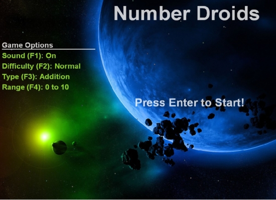 Preview Image Number Droids Start Screen